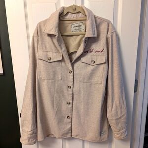 Wondery Wild Soul oversize flannel